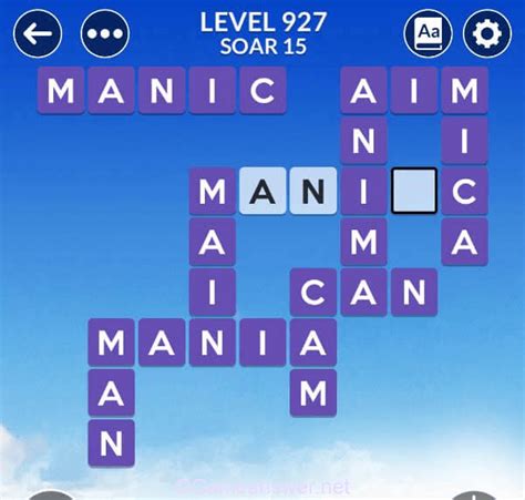 Wordscapes Level 927 Answers [ + Bonus Words ].